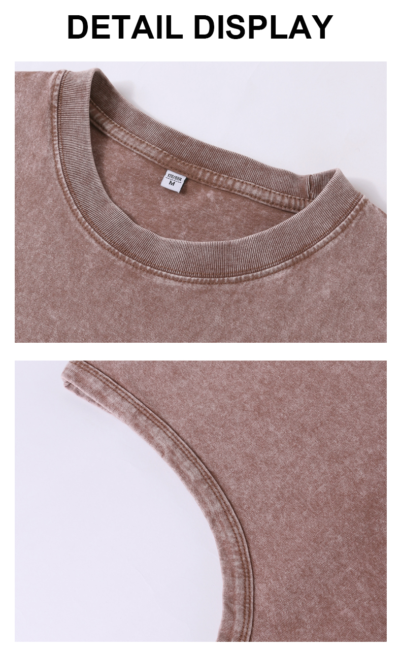 240g washable collarless shirt