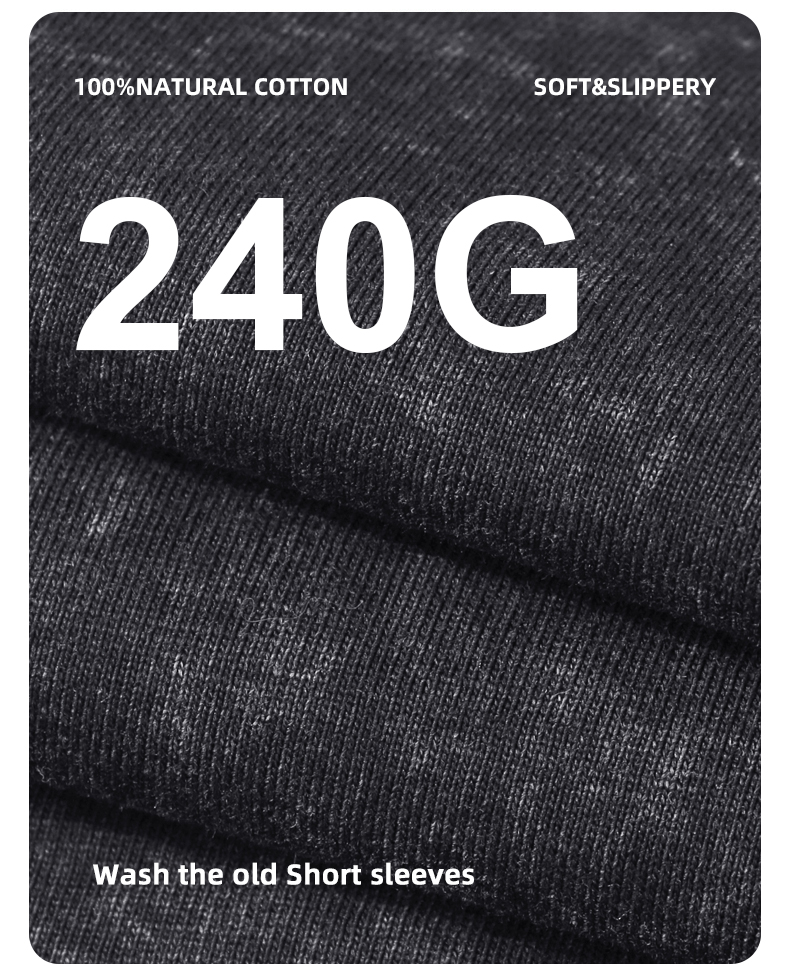 240 grams of washed cotton shorts