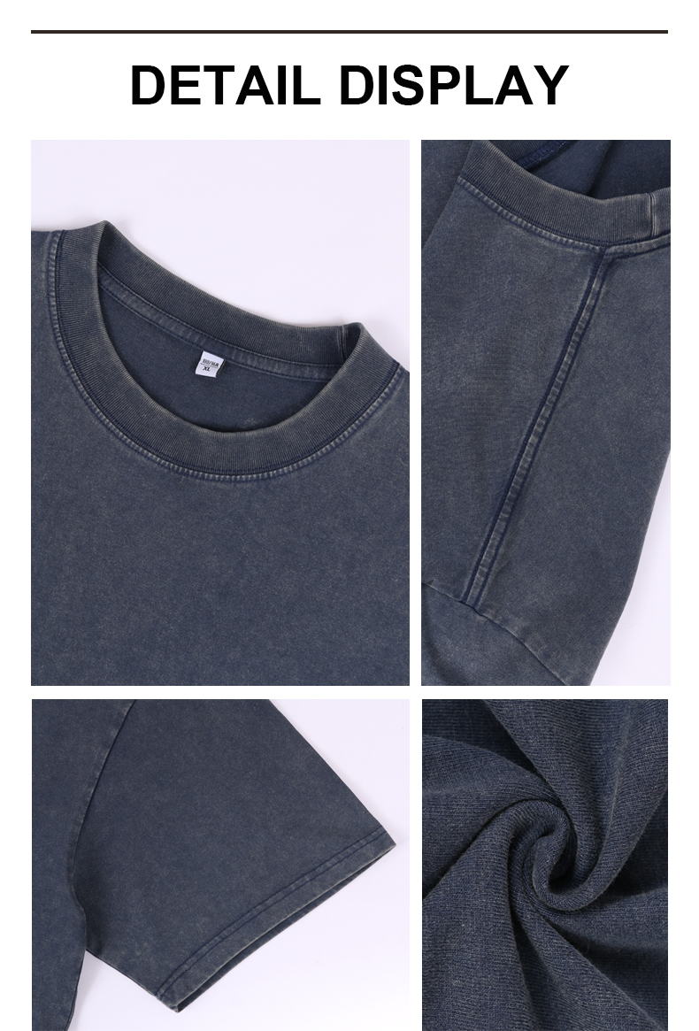 240 grams of washed pure cotton short sleeved shirt