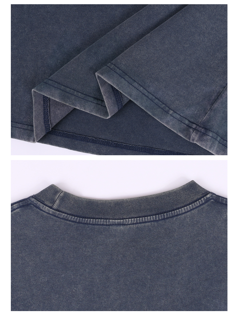 240 grams of washed pure cotton short sleeved shirt
