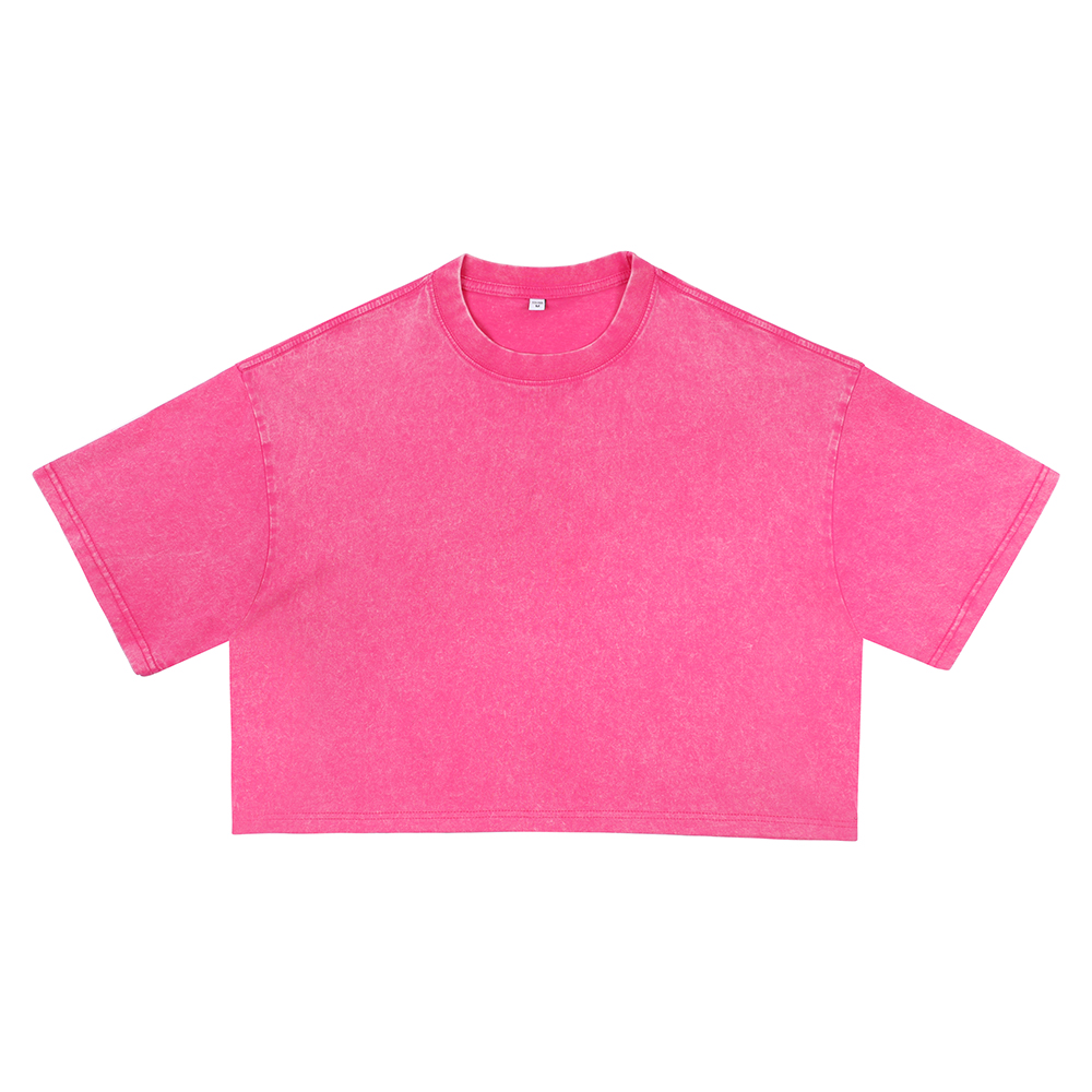 240 grams of "hot girl" washed short sleeved shirt 240 grams of "hot girl" washed short sleeved shirt