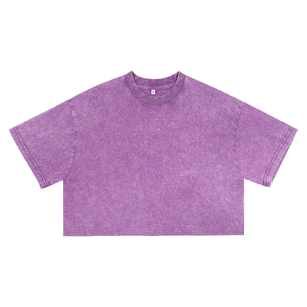 240 grams of "hot girl" washed short sleeved shirt 240 grams of "hot girl" washed short sleeved shirt