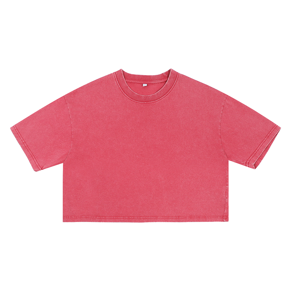 240 grams of "hot girl" washed short sleeved shirt 240 grams of "hot girl" washed short sleeved shirt